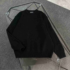 Chrome Hearts Black Crewneck Sweater